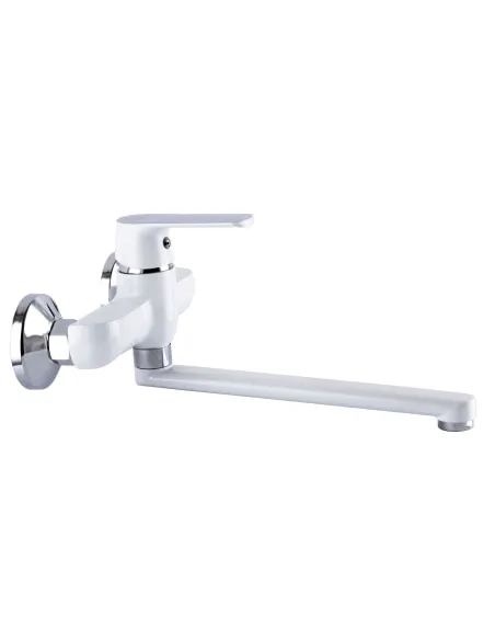 Смеситель для кухни настенный Globus Lux Laguna GLA-0104-7-White - 1