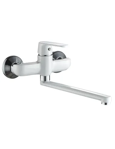 Смеситель для кухни настенный Globus Lux Laguna GLA-0104-7-White - 2