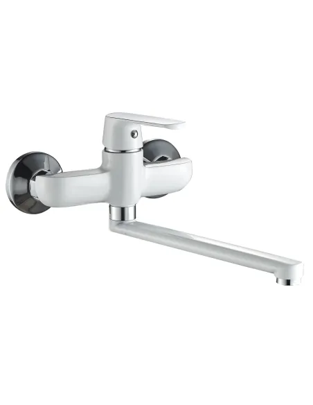 Смеситель для кухни настенный Globus Lux Laguna GLA-0104-7-White - 2