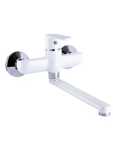 Смеситель для кухни настенный Globus Lux Laguna GLA-0104-7-White - 3