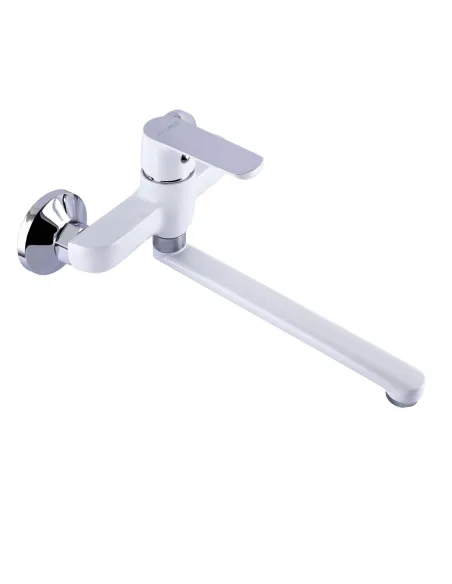 Смеситель для кухни настенный Globus Lux Laguna GLA-0104-7-White - 5