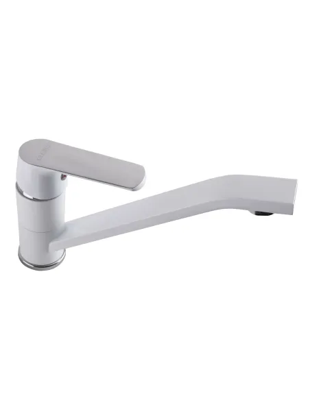 Змішувач для кухні Globus Lux Laguna GLA-0203Q-7-White, латунь, білий - 2