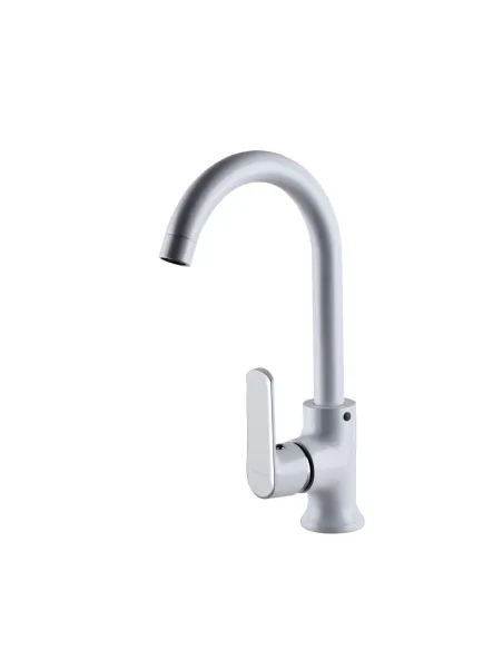 Смеситель для кухни Globus Lux Laguna GLA-0203SL-7-White, латунь, белый - 3