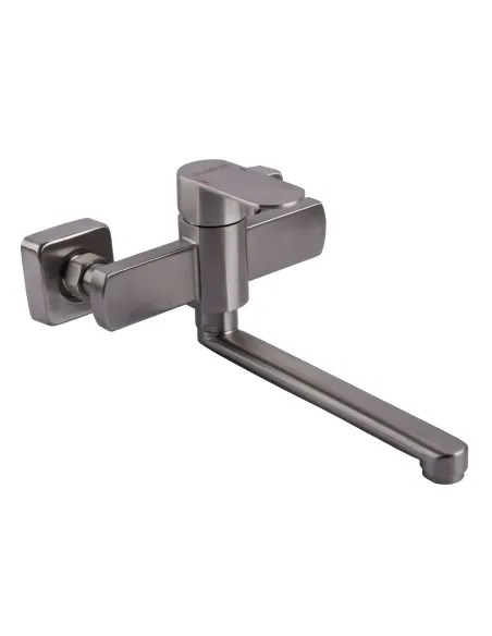 Смеситель для кухни настенный Globus Lux Sorento SQ-104HR нержавеющая сталь - 3