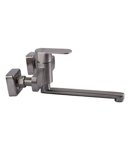 Смеситель для кухни настенный Globus Lux Sorento SQ-104HR нержавеющая сталь - 4