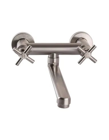 Змішувач для кухні Globus Lux Dukat SD4-104, вентильний, нержавіюча сталь - 3