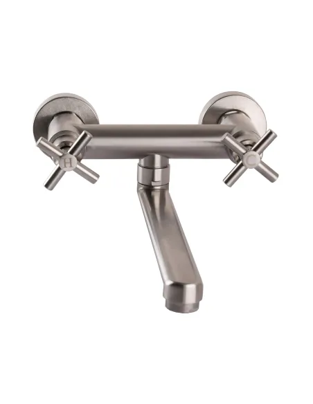 Змішувач для кухні Globus Lux Dukat SD4-104, вентильний, нержавіюча сталь - 3