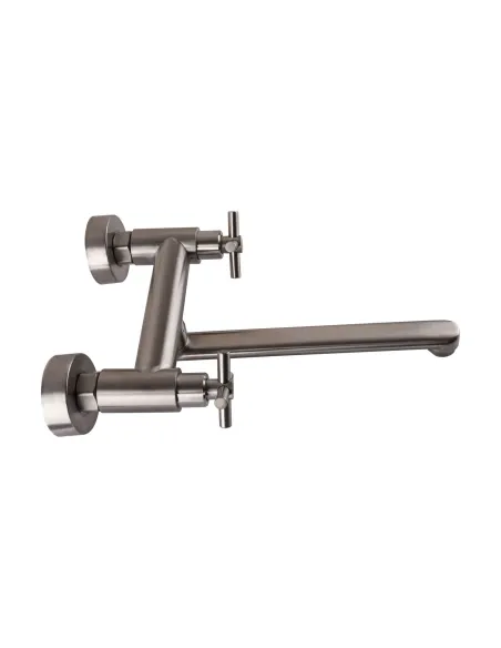 Змішувач для кухні Globus Lux Dukat SD4-104, вентильний, нержавіюча сталь - 5