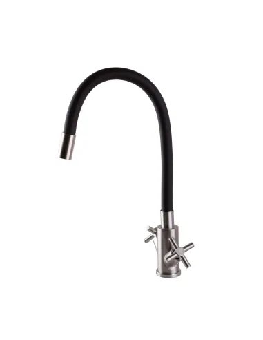 Смеситель для кухни с гибким изливом Globus Lux Dukat SD4-203SB двухвентильный - 3