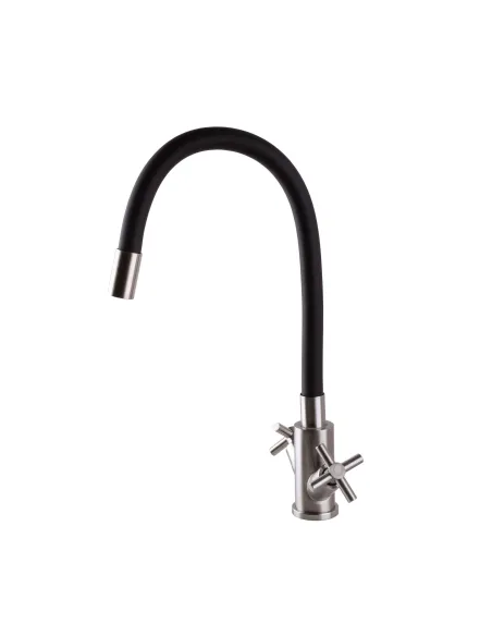 Смеситель для кухни с гибким изливом Globus Lux Dukat SD4-203SB двухвентильный - 3