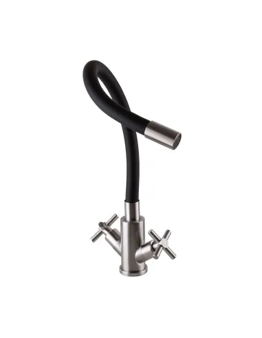 Смеситель для кухни с гибким изливом Globus Lux Dukat SD4-203SB двухвентильный - 4