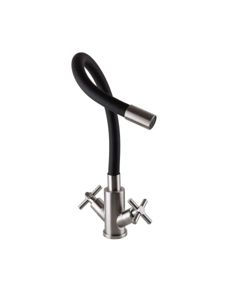 Смеситель для кухни с гибким изливом Globus Lux Dukat SD4-203SB двухвентильный - 4