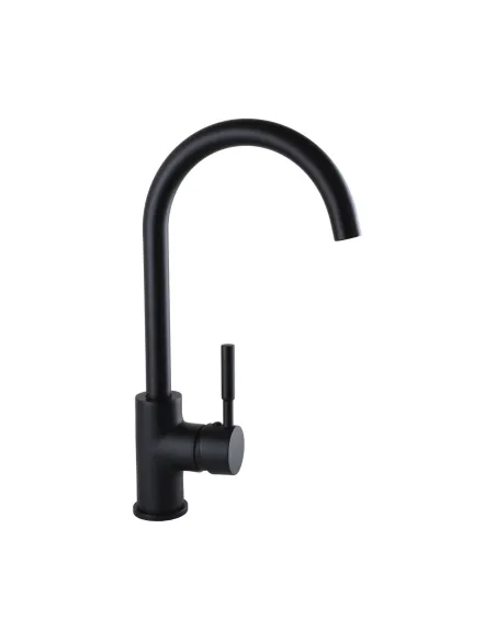 Змішувач для кухні Globus Lux Lazer GLLR-0203S-10-BB, латунь, чорний - 2