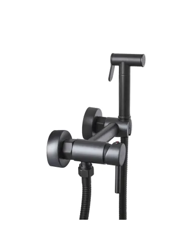 Смеситель для биде Globus Lux Lazer GLN-6-Graphit-106MIX графит - 2