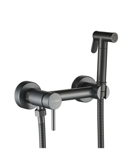 Смеситель для биде Globus Lux Lazer GLN-6-Graphit-106MIX графит - 5