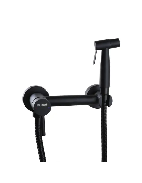 Змішувач для біде Globus Lux SBT-6BB-106MIX, нержавіюча сталь, чорний - 5