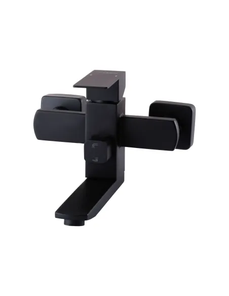 Смеситель для ванны с душем Globus Lux Sicilia SBQ-102N-BB, нержавеющая сталь, черный - 2