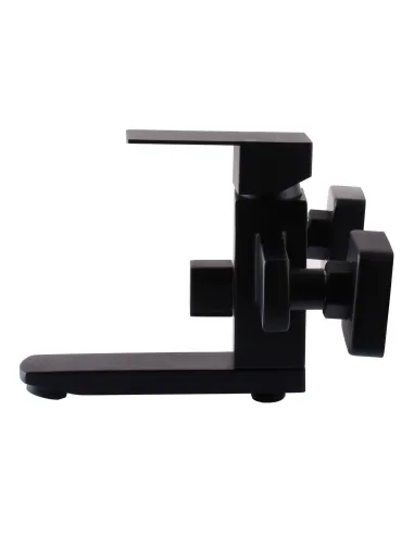 Смеситель для ванны с душем Globus Lux Sicilia SBQ-102N-BB, нержавеющая сталь, черный - 4