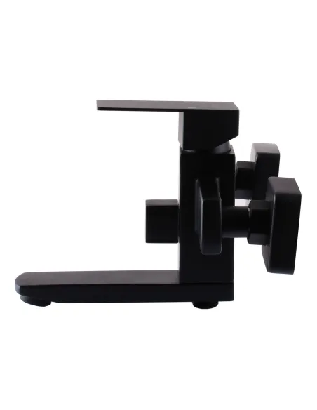 Смеситель для ванны с душем Globus Lux Sicilia SBQ-102N-BB, нержавеющая сталь, черный - 4