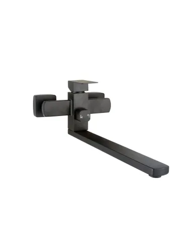 Смеситель для ванны с душем Globus Lux Sicilia SBQ-208-BB, нержавеющая сталь, черный - 2