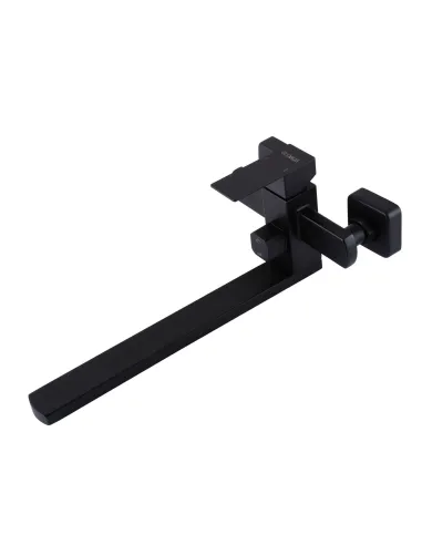 Смеситель для ванны с душем Globus Lux Sicilia SBQ-208-BB, нержавеющая сталь, черный - 4