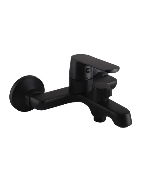 Змішувач для ванни Globus Lux Laguna GLA-0102NE-10-BB, латунь, чорний - 1