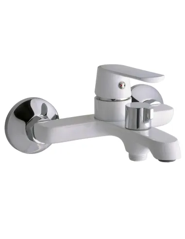 Змішувач для ванни Globus Lux Laguna GLA-0102NE-7-White, латунь, білий - 2