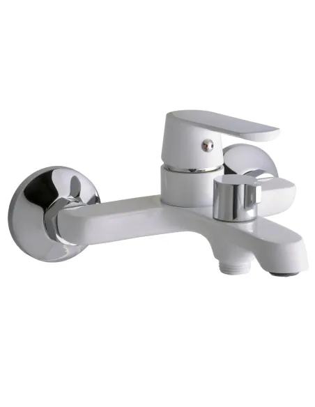 Змішувач для ванни Globus Lux Laguna GLA-0102NE-7-White, латунь, білий - 2