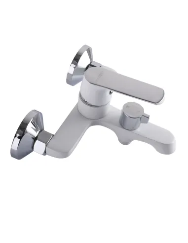 Змішувач для ванни Globus Lux Laguna GLA-0102NE-7-White, латунь, білий - 3