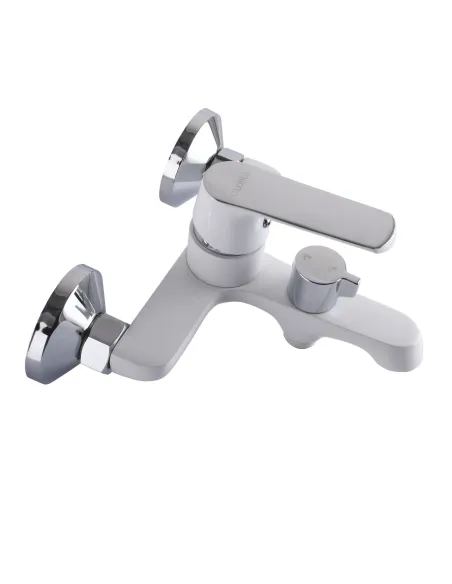 Змішувач для ванни Globus Lux Laguna GLA-0102NE-7-White, латунь, білий - 3