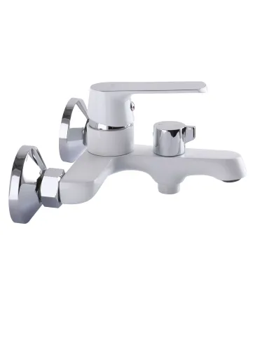 Змішувач для ванни Globus Lux Laguna GLA-0102NE-7-White, латунь, білий - 4