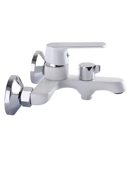 Змішувач для ванни Globus Lux Laguna GLA-0102NE-7-White, латунь, білий - 4