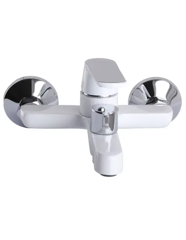 Змішувач для ванни Globus Lux Laguna GLA-0102NE-7-White, латунь, білий - 5