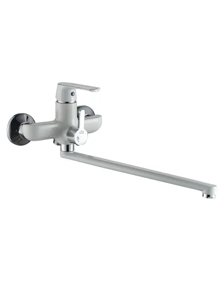 Смеситель для ванны с душем Globus Lux Laguna GLA-0208-7-White белый - 2 Смеситель для ванны с душем Globus Lux Laguna GLA-0208-7-White белый - 2