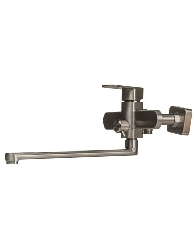 Смеситель для ванны с душем Globus Lux Sicilia SQ-208HR нержавеющая сталь - 2