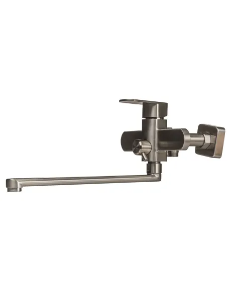 Смеситель для ванны с душем Globus Lux Sicilia SQ-208HR нержавеющая сталь - 2