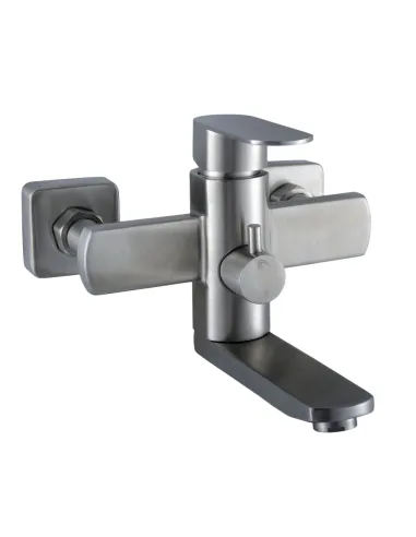 Смеситель для ванны с душем Globus Lux Sorento SQ-102NHR нержавеющая сталь - 2