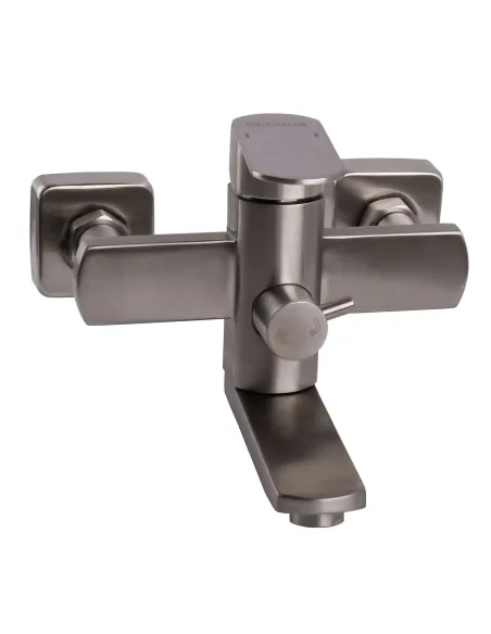 Смеситель для ванны с душем Globus Lux Sorento SQ-102NHR нержавеющая сталь - 5