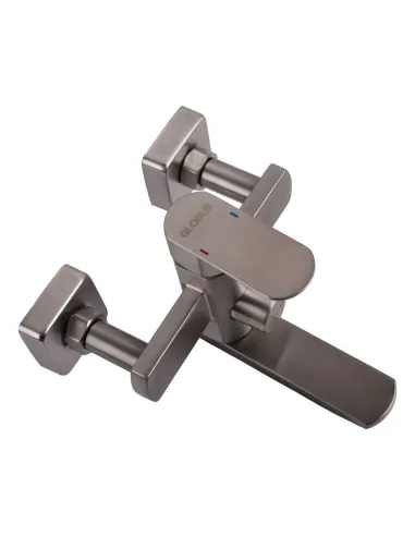 Смеситель для ванны с душем Globus Lux Sorento SQ-102NHR нержавеющая сталь - 6