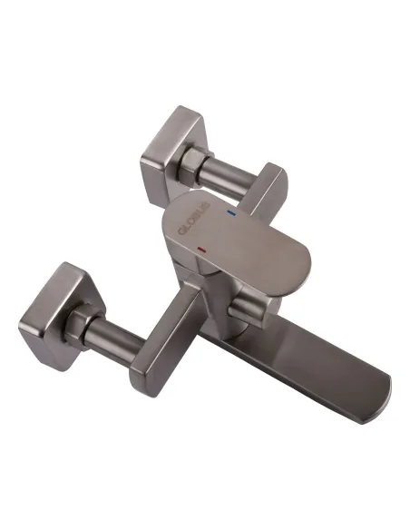 Смеситель для ванны с душем Globus Lux Sorento SQ-102NHR нержавеющая сталь - 6