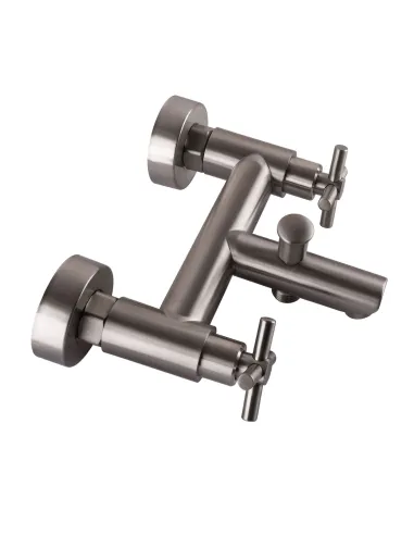 Смеситель для ванны Globus Lux Dukat SD4-102 двухвентильный, душевой набор - 4