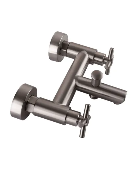 Смеситель для ванны Globus Lux Dukat SD4-102 двухвентильный, душевой набор - 4