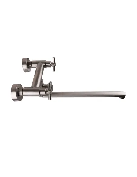 Змішувач для ванни Globus Lux Dukat SD4-108, вентильний, нержавіюча сталь - 4