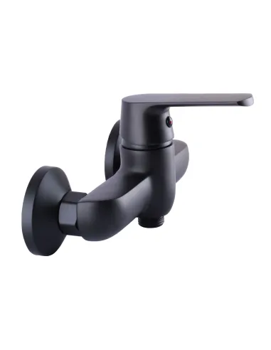 Смеситель для душа наружного монтажа Globus Lux Laguna GLA-0105-10-BB черный с душевым набором - 4