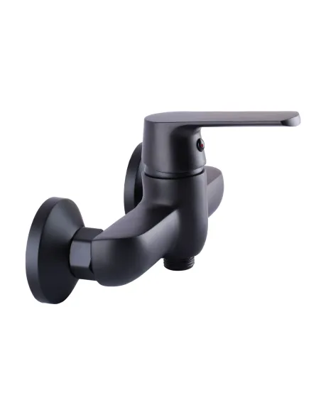 Смеситель для душа наружного монтажа Globus Lux Laguna GLA-0105-10-BB черный с душевым набором - 4