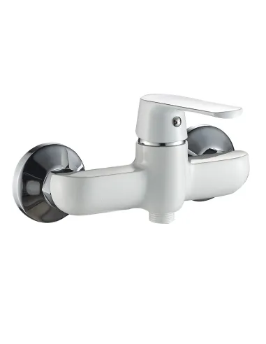 Змішувач для душу Globus Lux Laguna GLA-0105-7-White, латунь, білий - 2