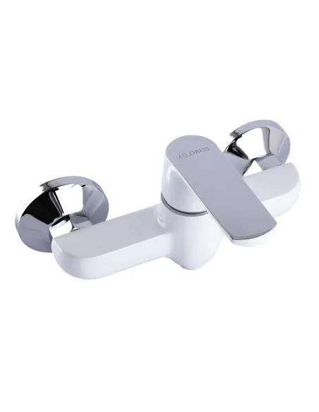 Змішувач для душу Globus Lux Laguna GLA-0105-7-White, латунь, білий - 4