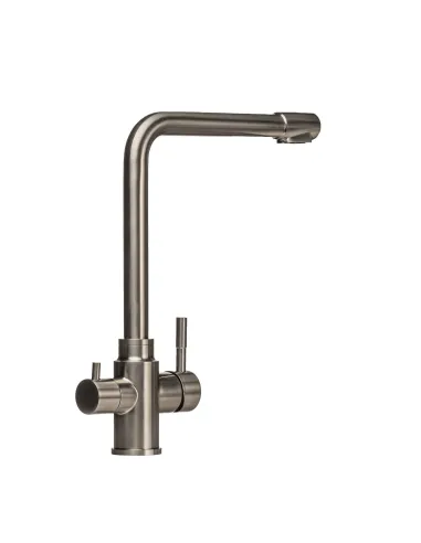 Смесители для кухни с подключением к фильтру Globus Lux Alpen SUS-0888-1 нержавеющая сталь - 3