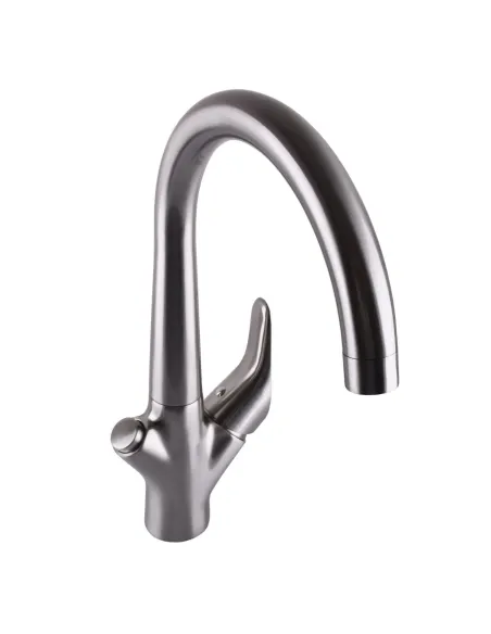 Смеситель для кухни с подключением к фильтру Globus Lux Lazer GLLR-0222-8-STSTEEL - 3