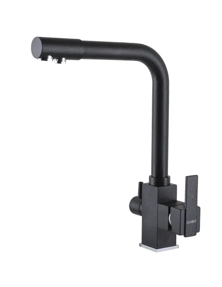 Смеситель для кухни с подключением к фильтру Globus Lux Lazer GLLR-0100-10-Onix  - 1 Смеситель для кухни с подключением к фильтру Globus Lux Lazer GLLR-0100-10-Onix  - 1